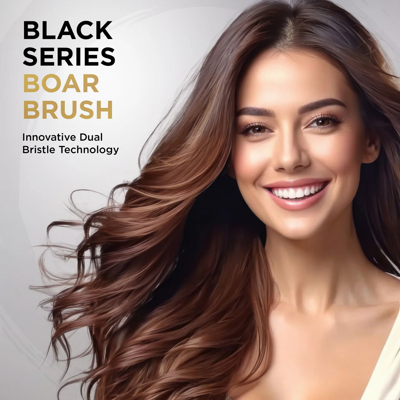 Cocco Black Series Ceramic Boar Brush (Select Size) - Image 7