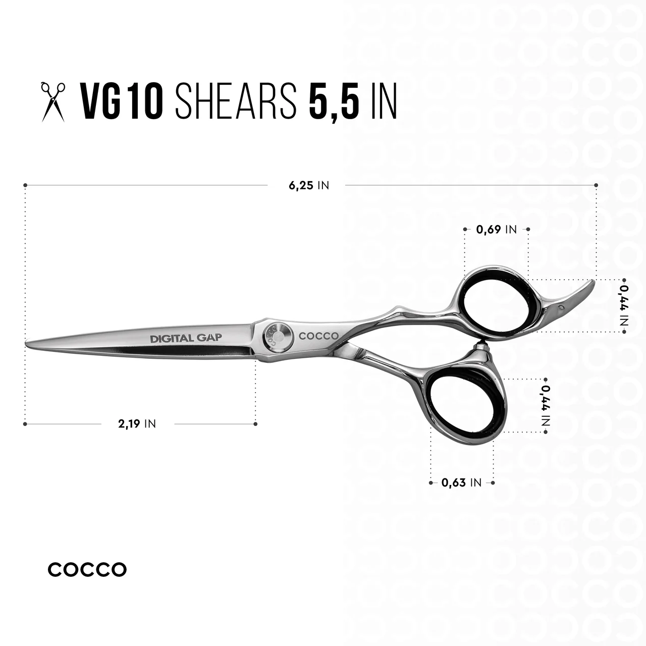 Class - VG10 Blunt and Including 6" 29 Tooth Thinning Shear Set - Select Size - Image 4