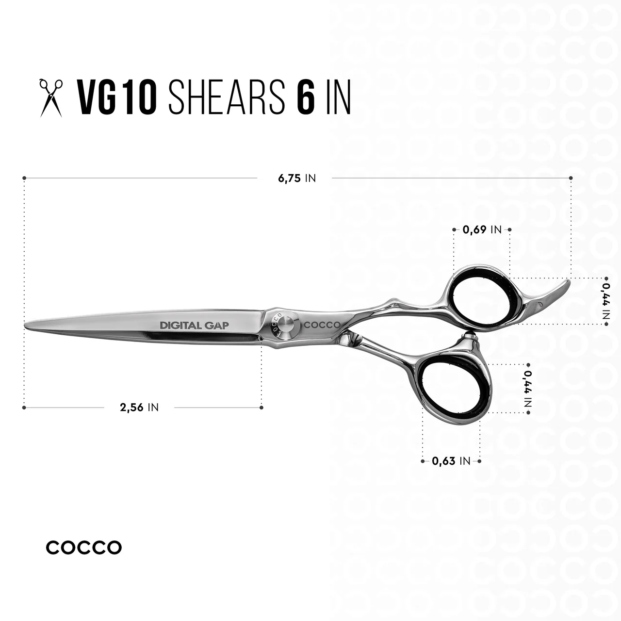 Class - VG10 Blunt and Including 6" 29 Tooth Thinning Shear Set - Select Size - Image 5