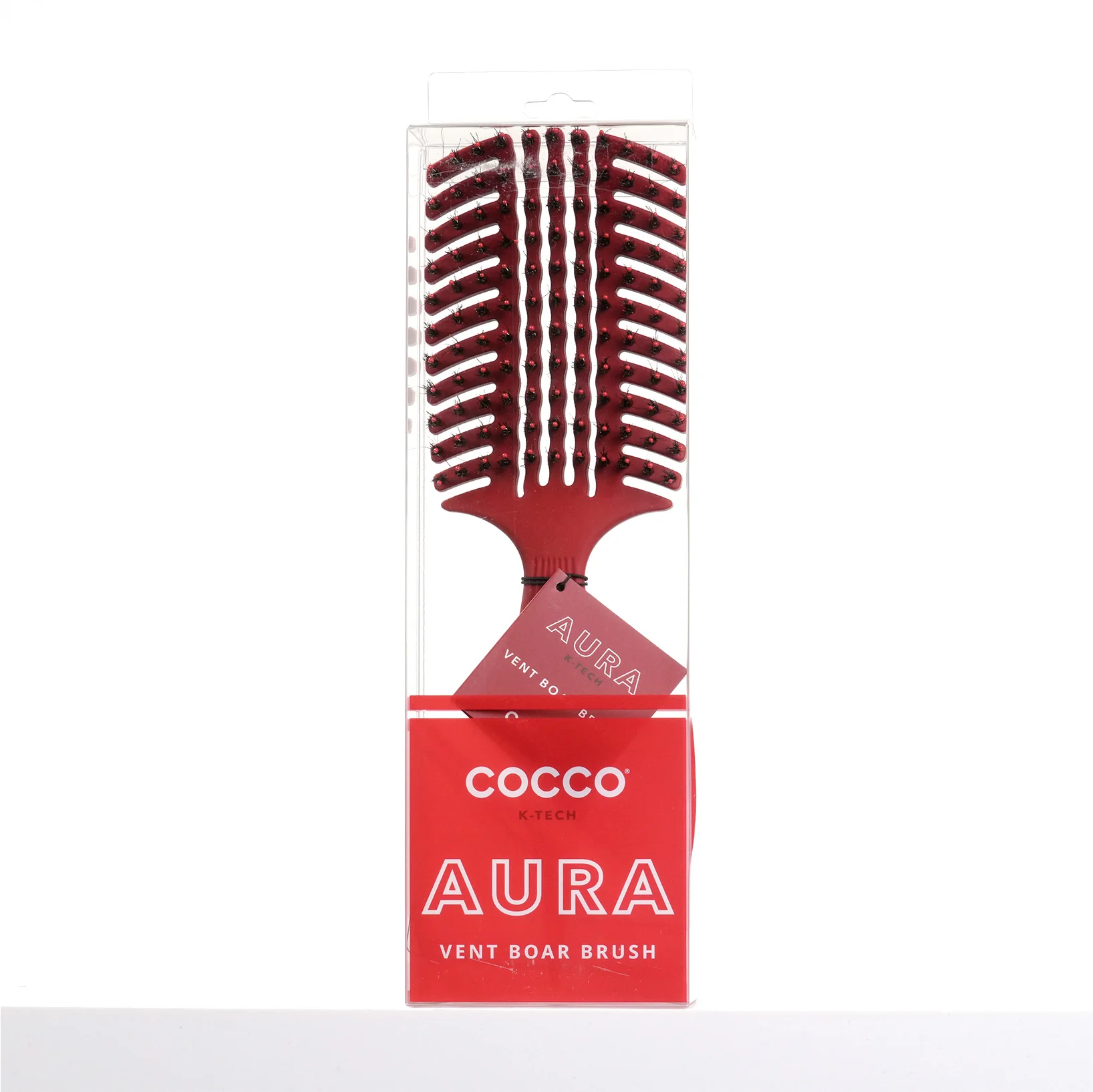 Cocco Aura Vent Boar Brush (Red) - Image 2