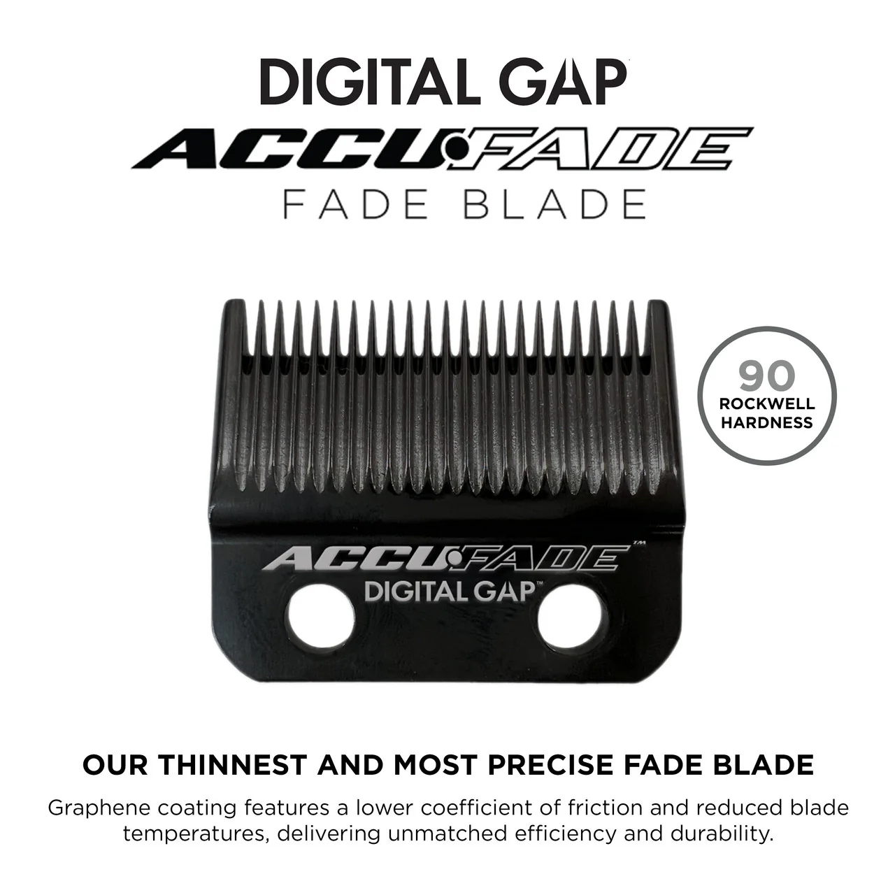 Digital Gap™ Accufade Graphene Fade Clipper Blade - Image 4