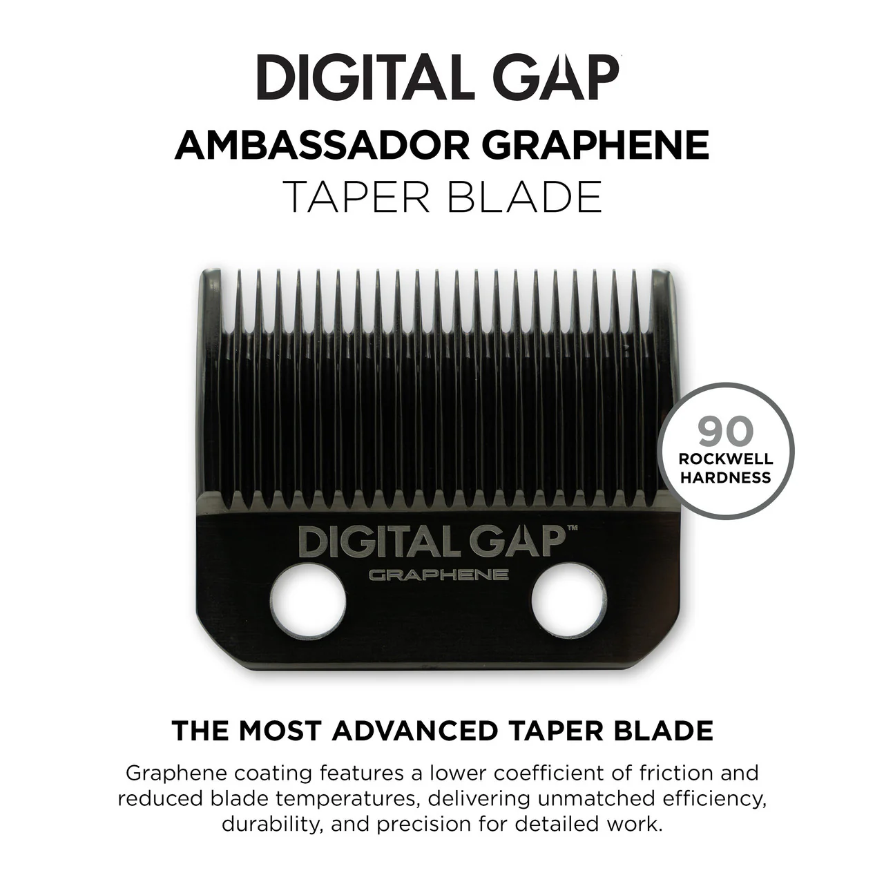 Digital Gap™ Ambassador Graphene Taper Clipper Blade - Image 3