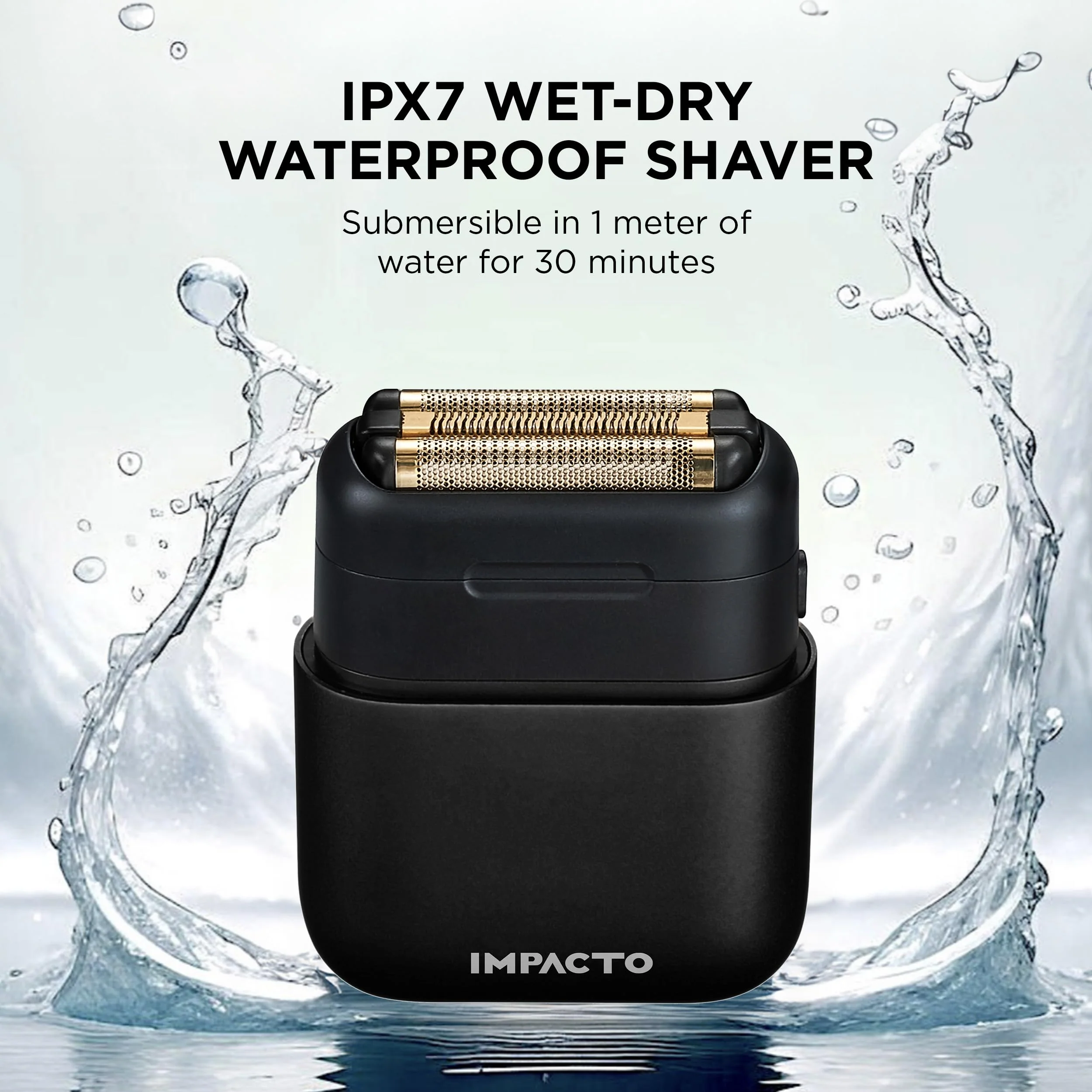 Impacto Micro Wet-Dry Shaver (Black) - Image 5
