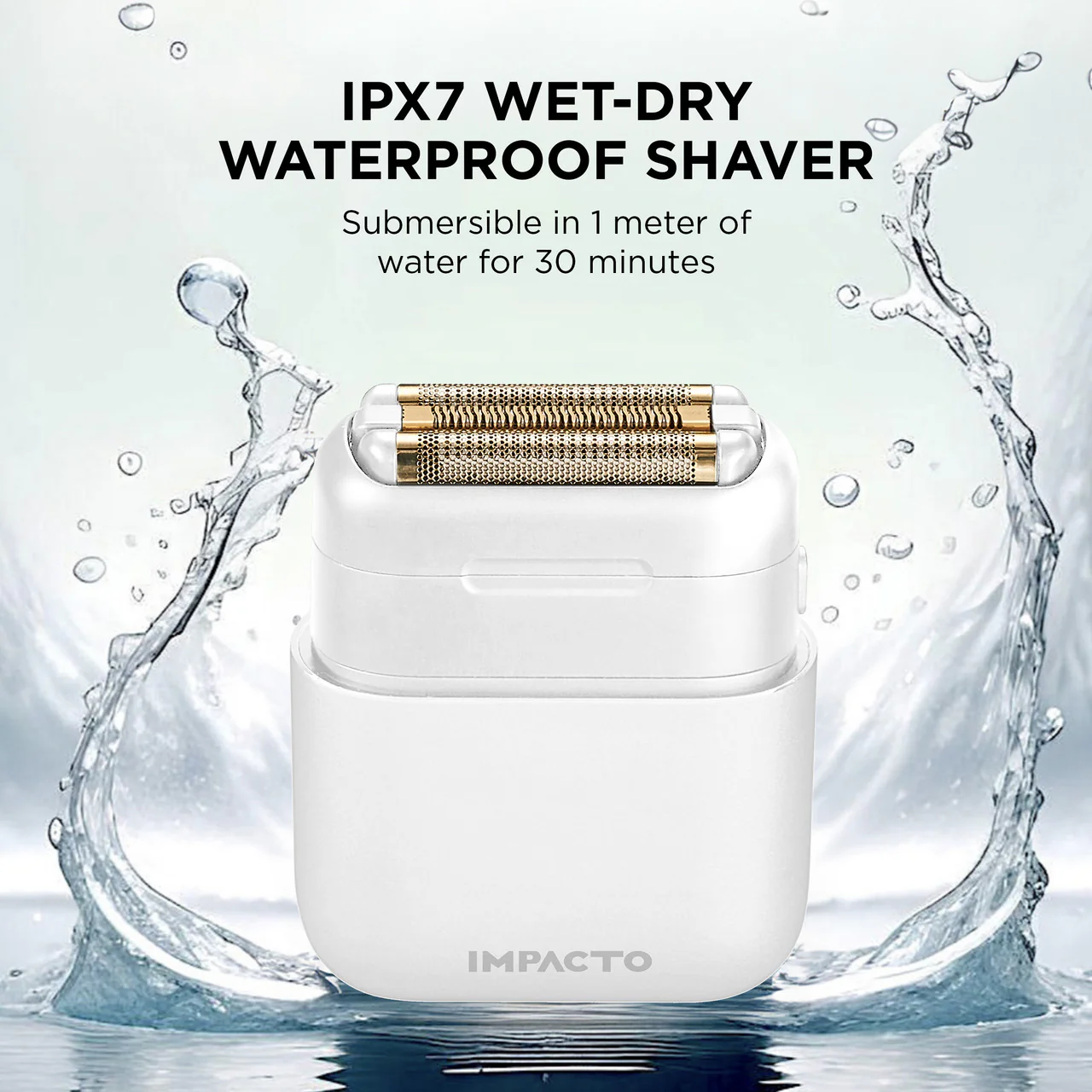 Impacto Micro Wet-Dry Shaver (White) - Image 6