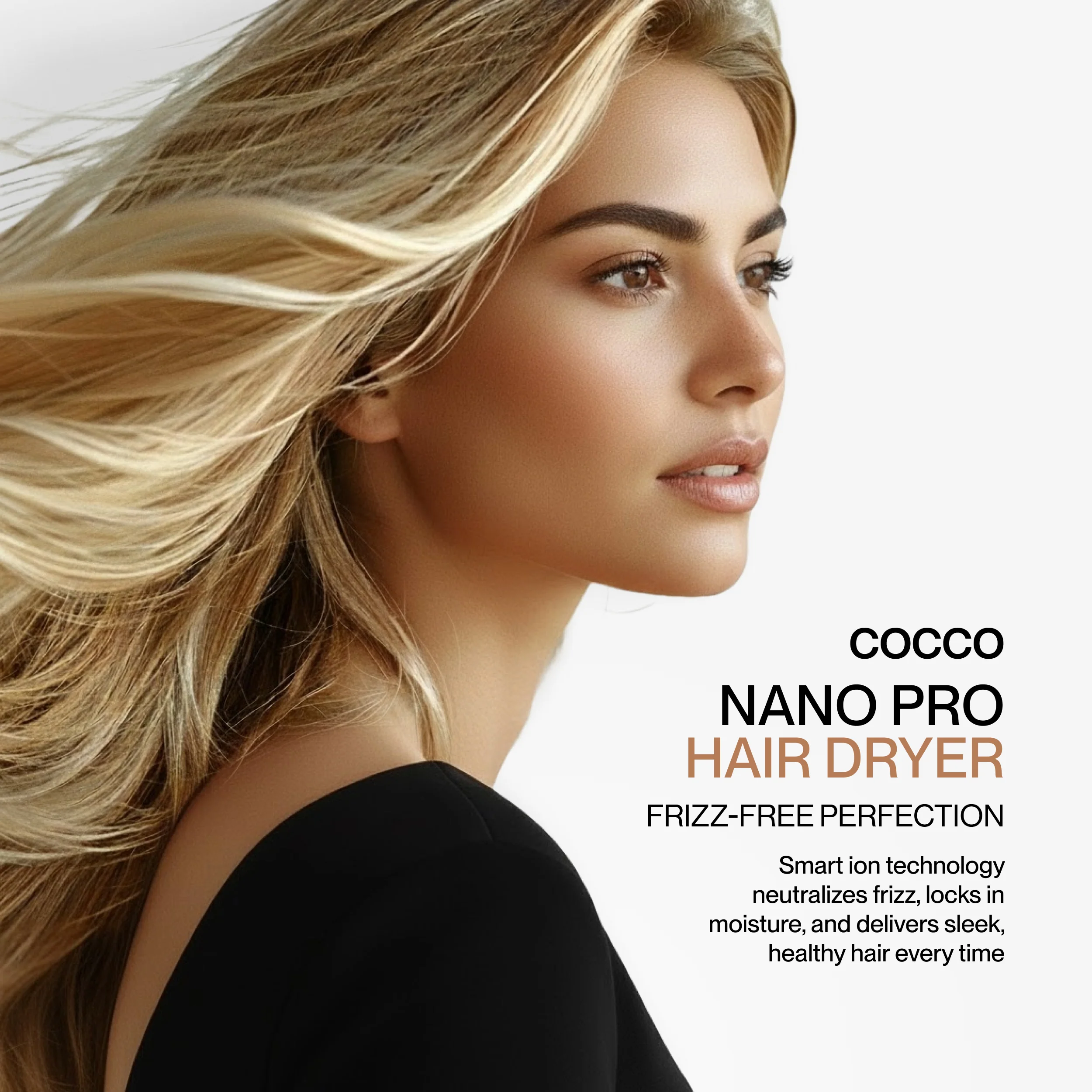 Cocco Nano Pro Hair Dryer (Black) - Image 10