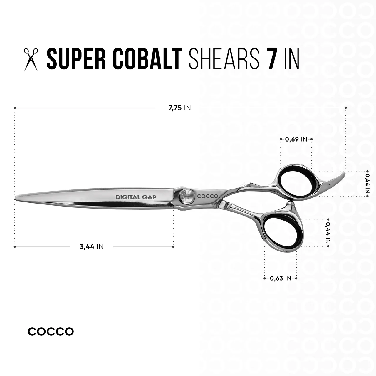 Class - Super Cobalt Blunt and Including 6" 29 Tooth Thinning Shear Set - Select Size - Image 7